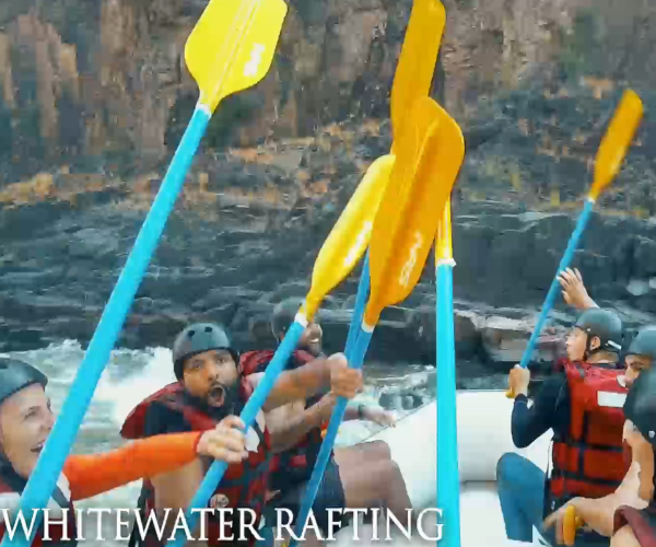 Whitewater rafting